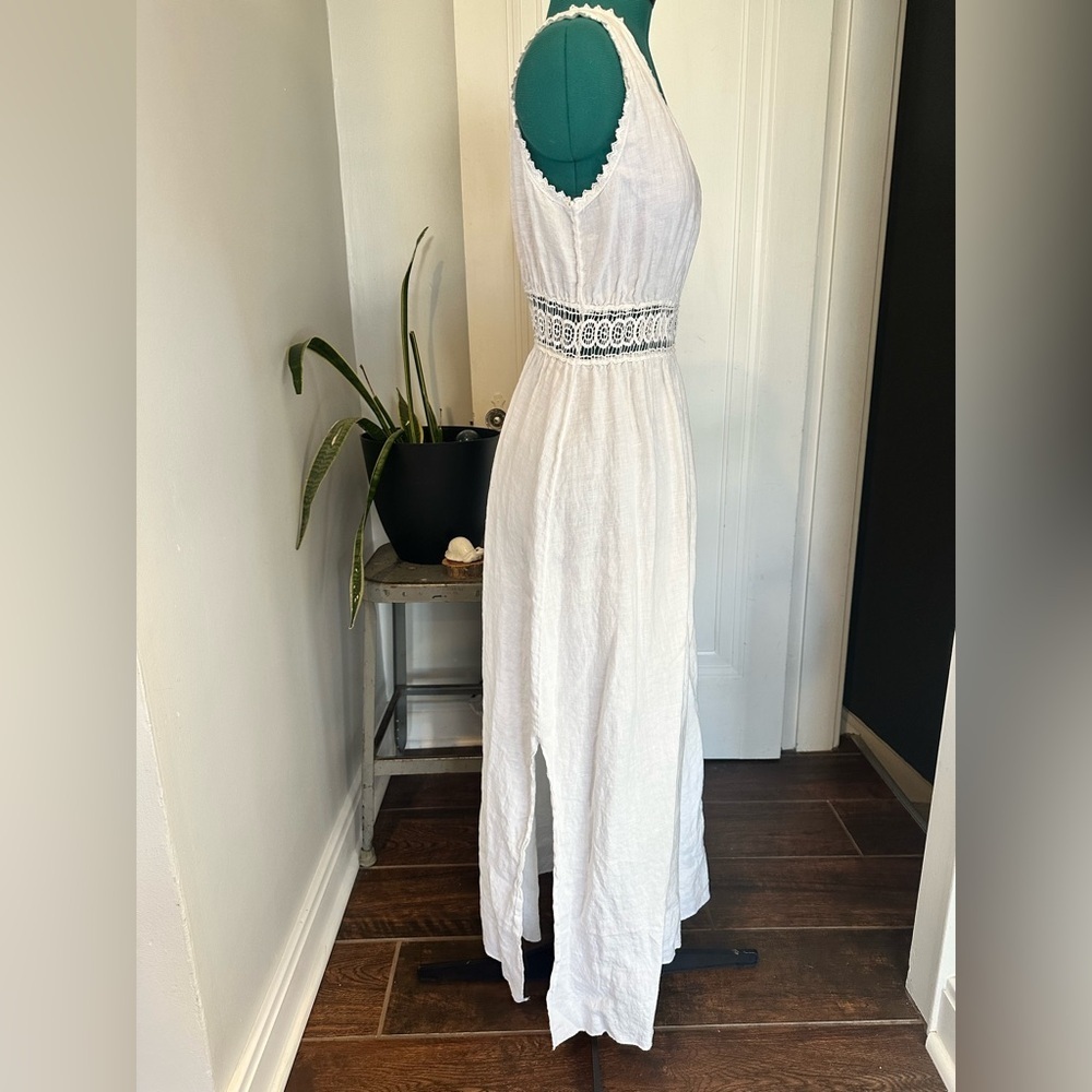 italian Terzo Millennio Linen Dress - Picture 4 of 8